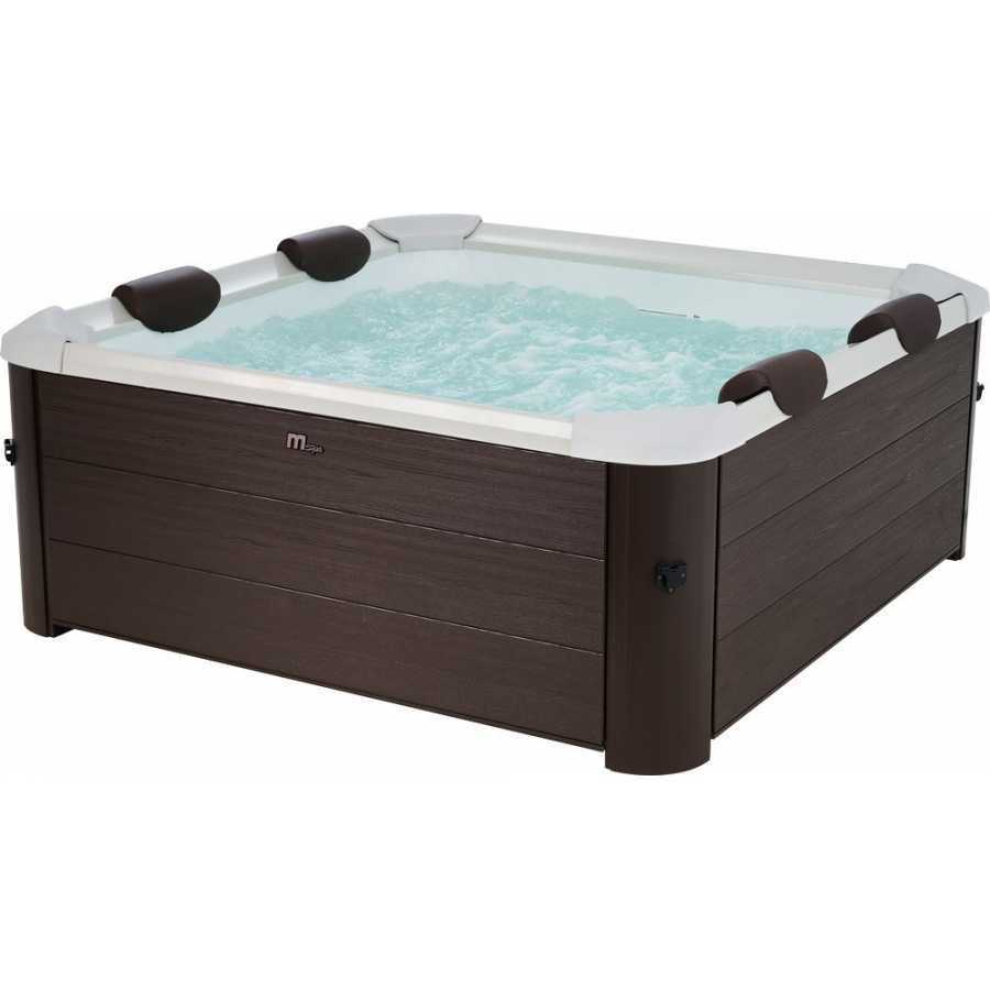 MSpa Tribeca 46 Person Collapsable Hard Shell Hot Tub Spa Naken